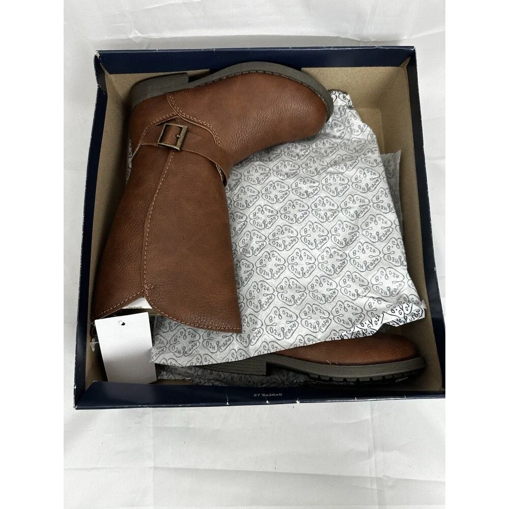NEW! OshKosh B'gosh® Lumi Toddler Girls' Knee High Brown Boots Size 10
